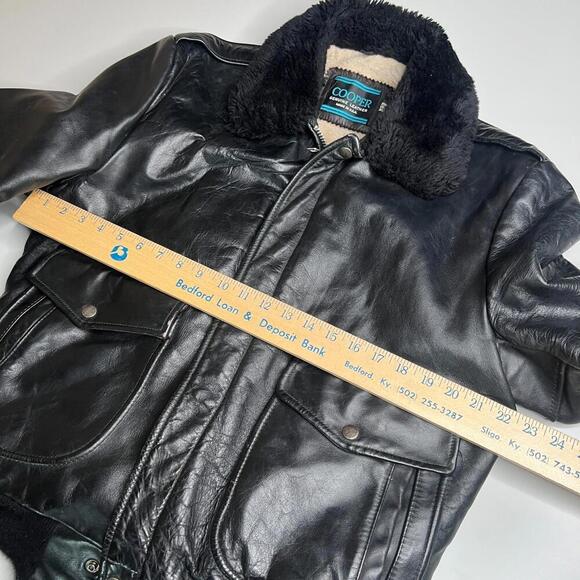 Vintage A-2 Cooper Leather Flight Jacket – Men’s Size 42 – Made in USA - Picture 5 of 13